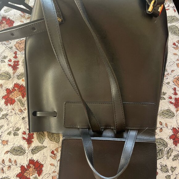 Mansur Gavriel Mini Backpack Black - Picture 4 of 5